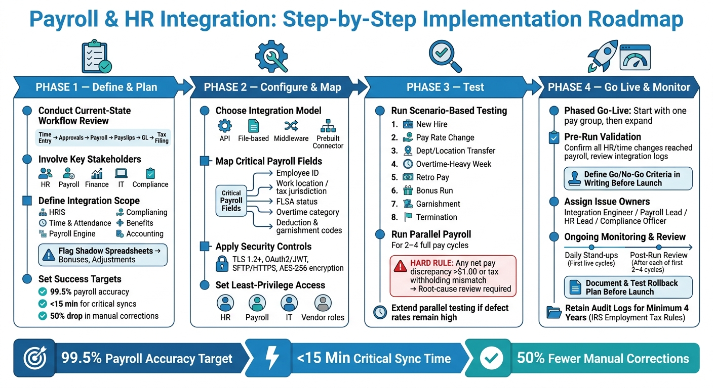 Payroll & HR Integration: Step-by-Step Implementation Roadmap
