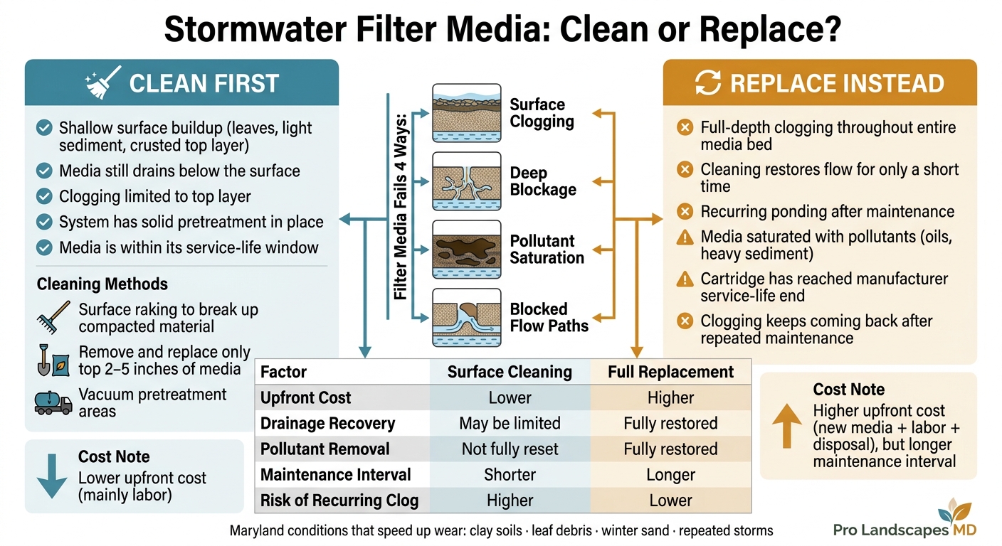 Stormwater Filter Media: Clean vs. Replace Decision Guide