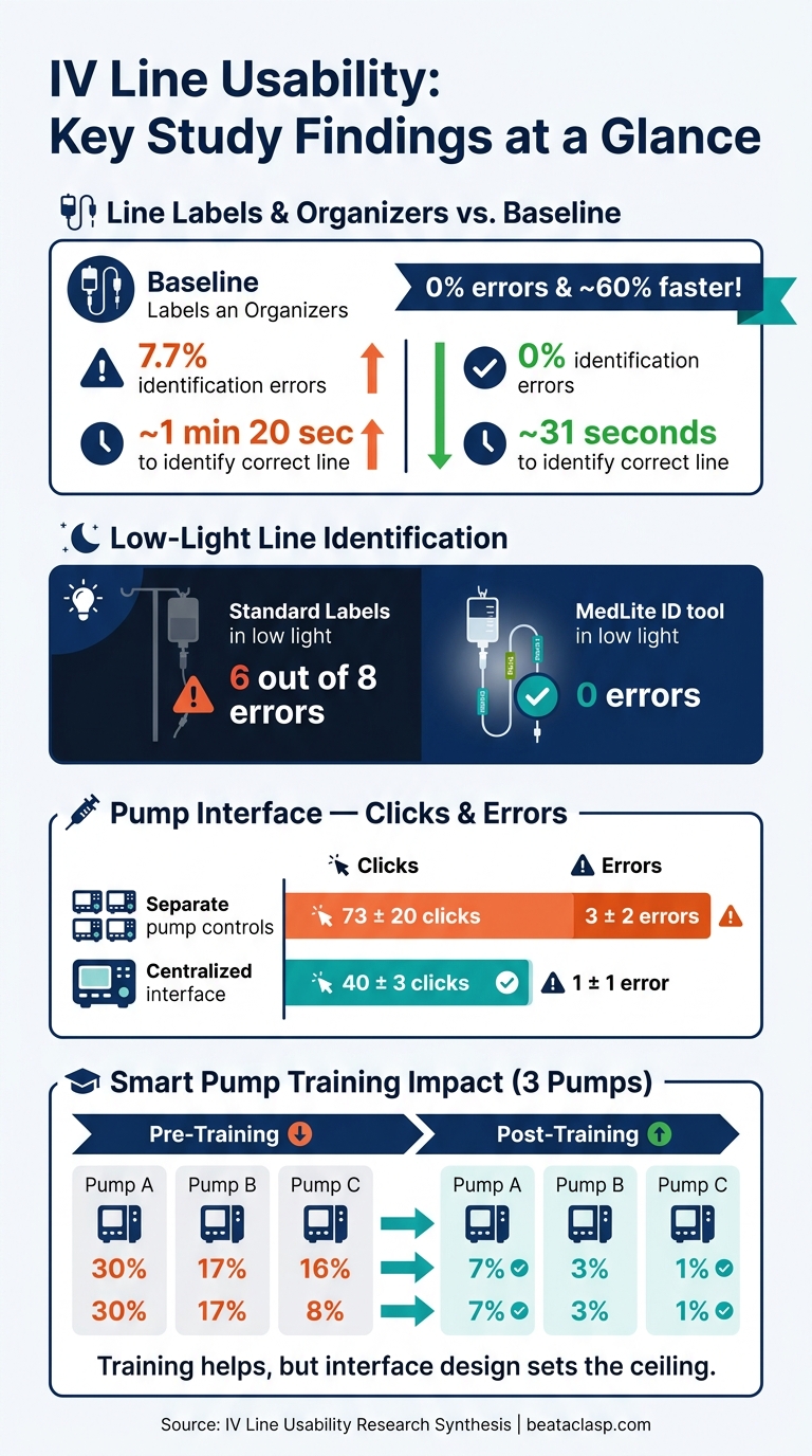IV Line Usability: Key Study Findings at a Glance
