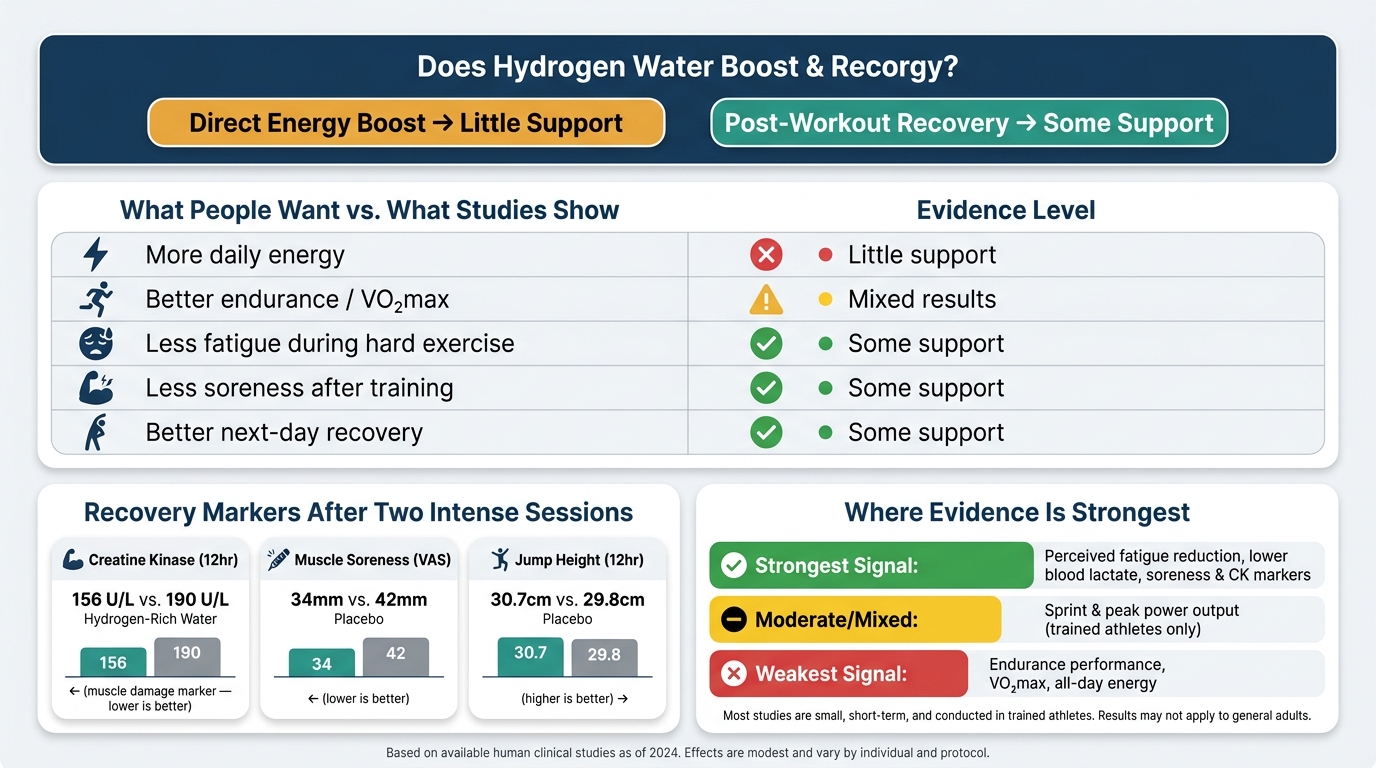 Hydrogen Water & Exercise: What Studies Actually Show
