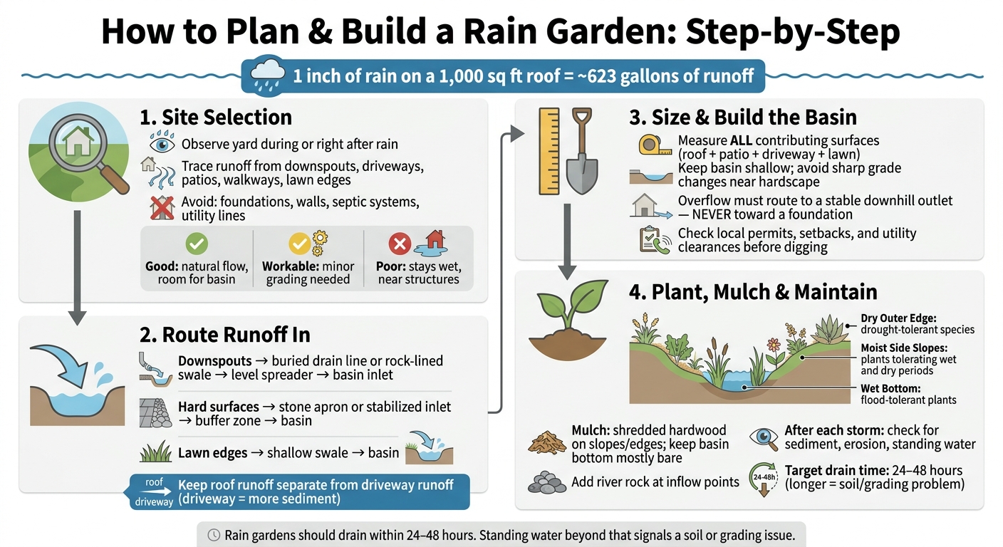 Rain Garden Planning & Installation: Step-by-Step Guide