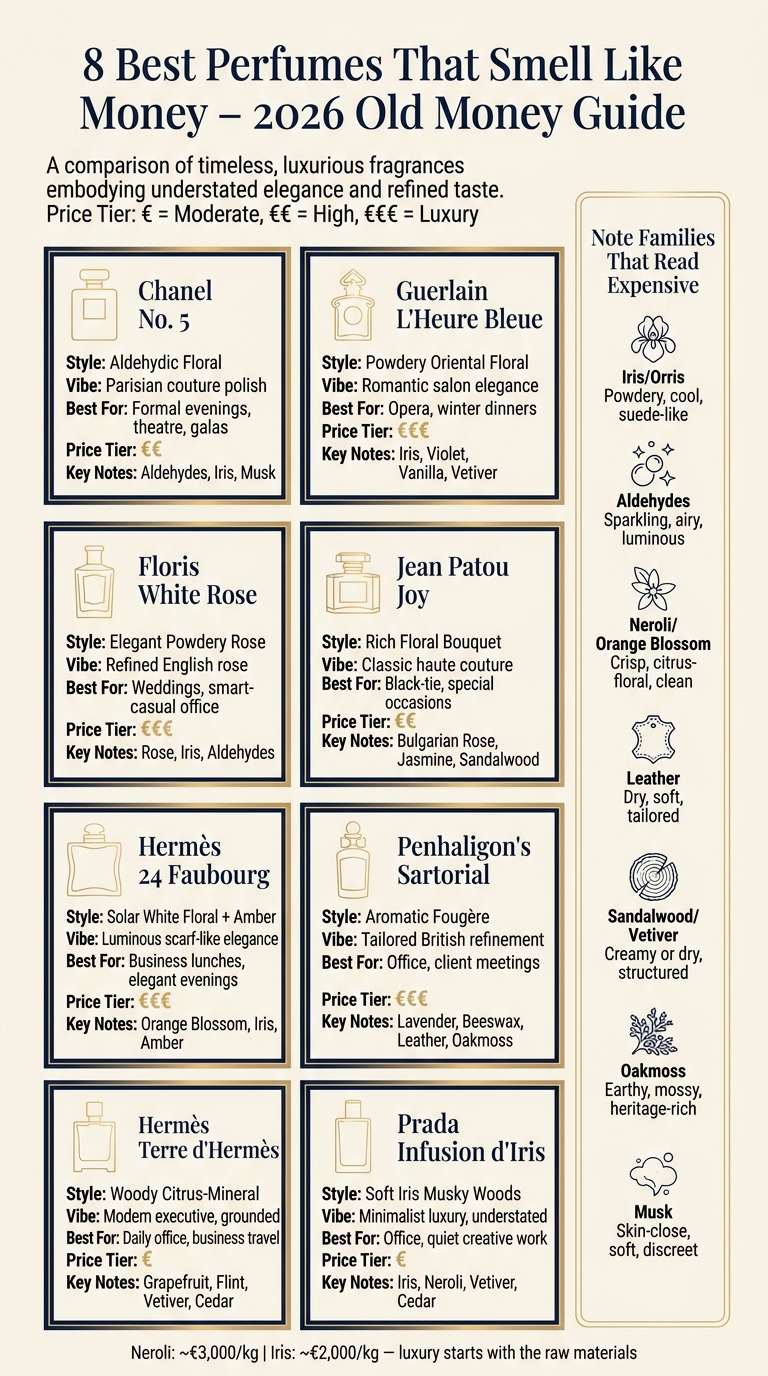 8 Best Perfumes That Smell Like Money (2026): Old Money Scent Guide