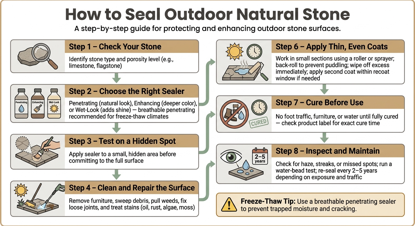 How to Seal Outdoor Natural Stone: Step-by-Step Guide