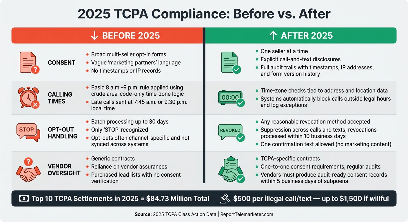 2025 TCPA Class Action Settlements: Before vs. After Compliance Standards