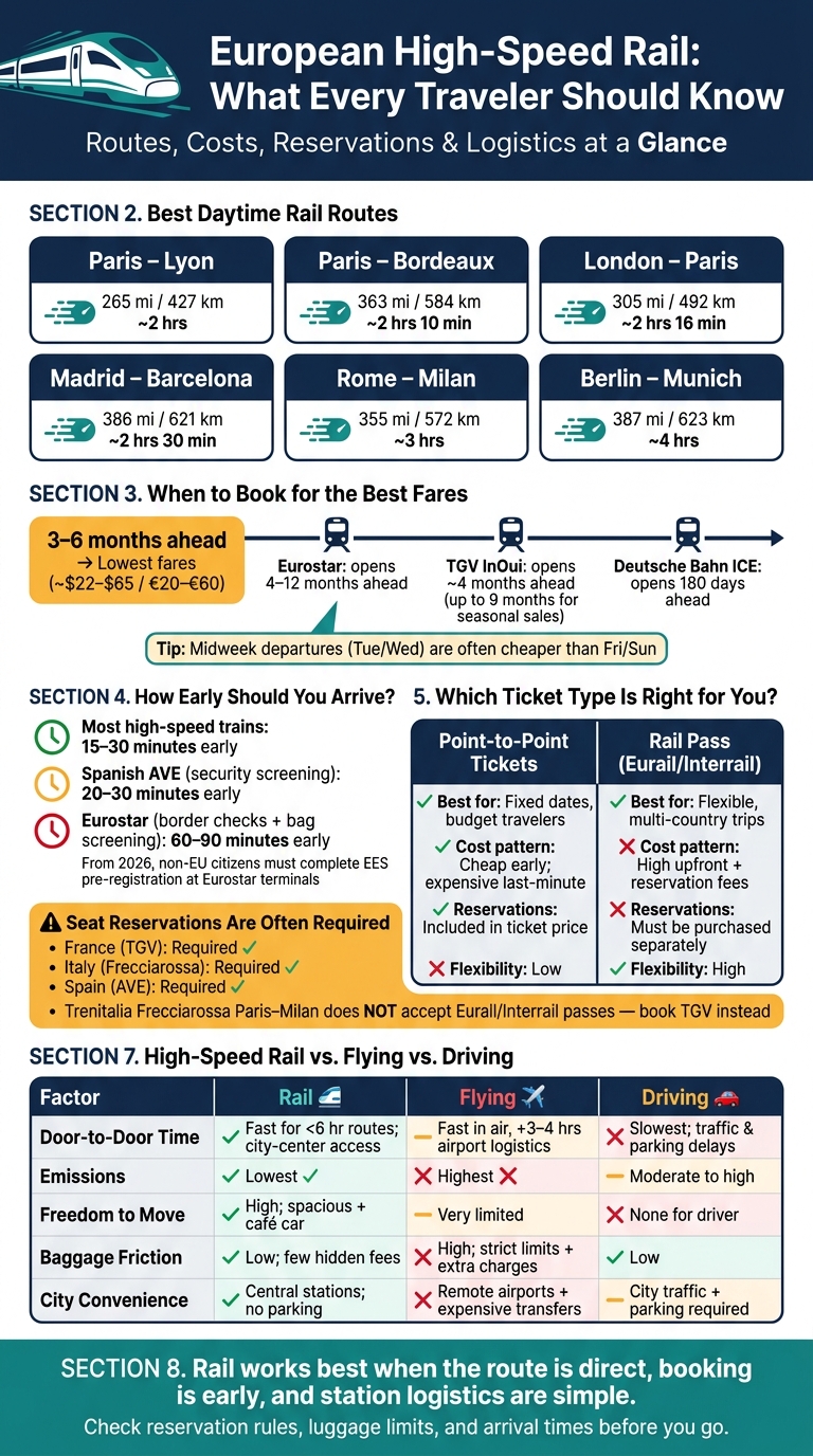 European High-Speed Rail vs. Flying vs. Driving: The Complete Traveler's Comparison