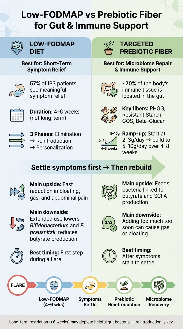 Low-FODMAP vs Prebiotic Fiber: Which Approach Is Right for You?