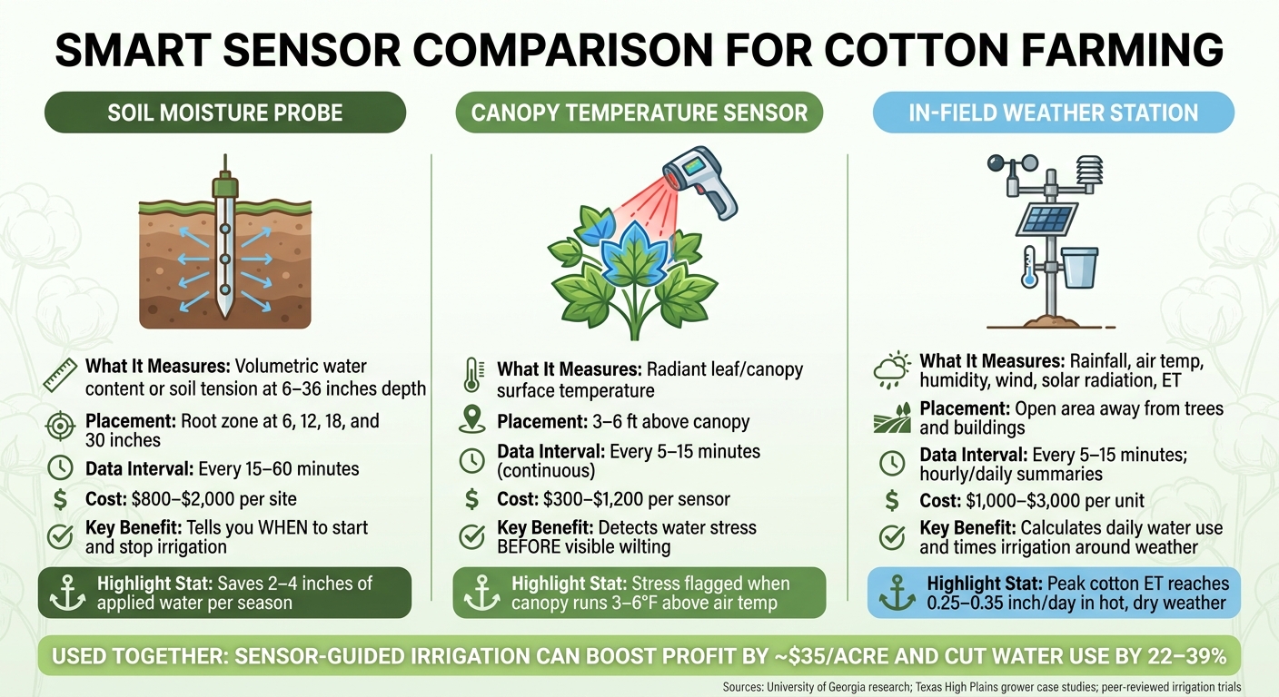 Smart Sensors for Cotton Farming: Types, Costs & Key Benefits