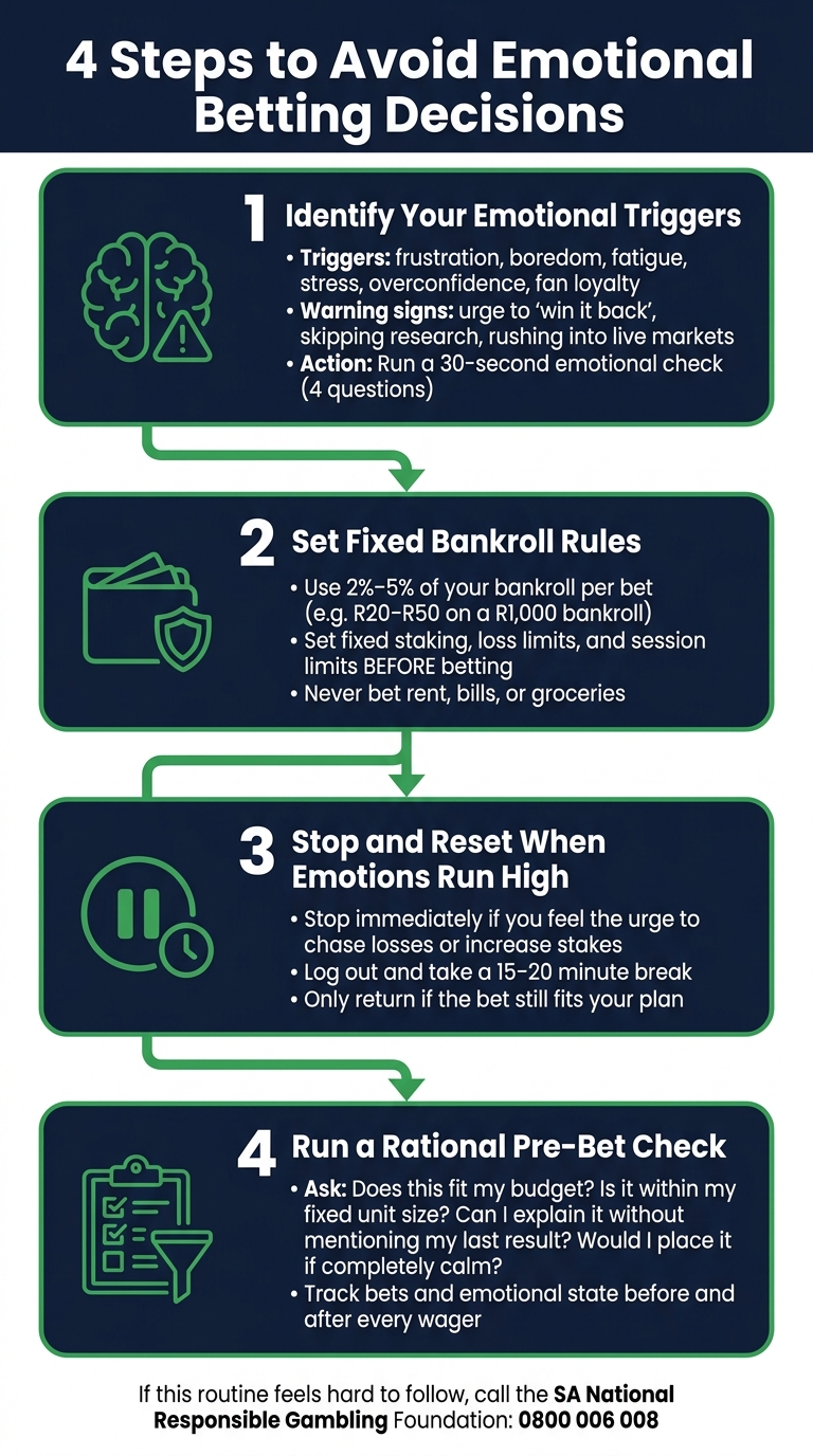 4-Step Routine to Avoid Emotional Betting Decisions