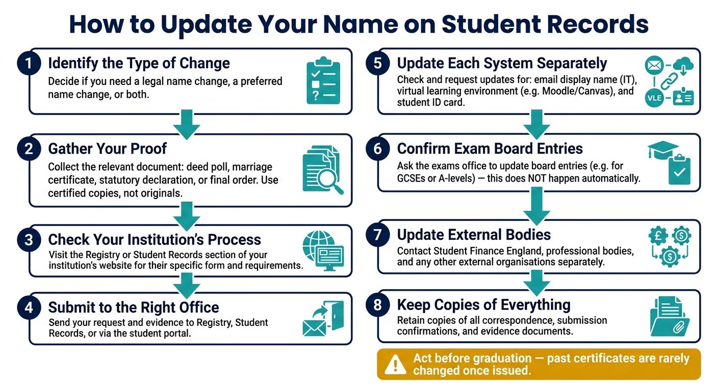 How to Update Your Name on Student Records: Step-by-Step Guide