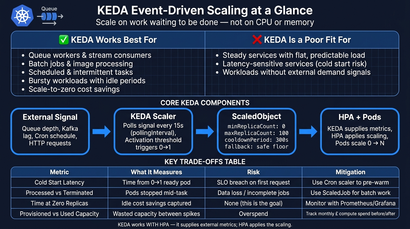 KEDA vs HPA: Event-Driven Scaling Decision Guide