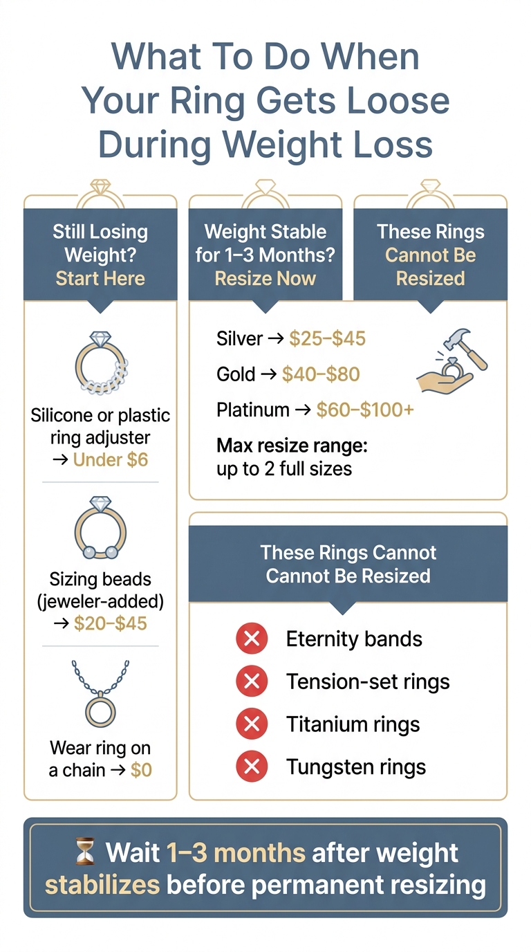 Ring Size Changes & Fixes During GLP-1 Weight Loss
