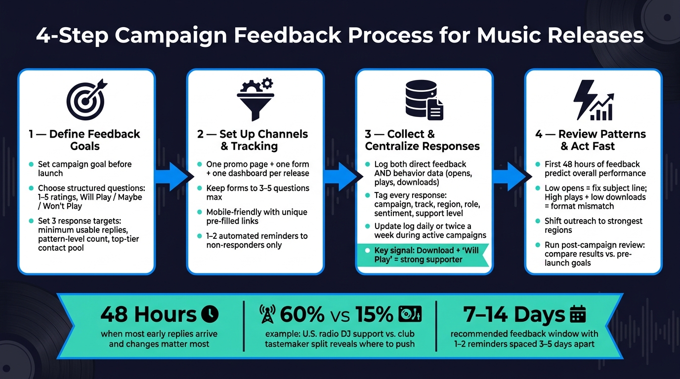 4-Step Campaign Feedback Process for Music Releases