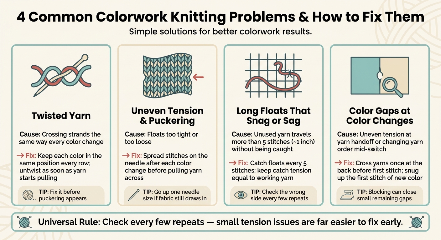 4 Common Colorwork Problems & Quick Fixes