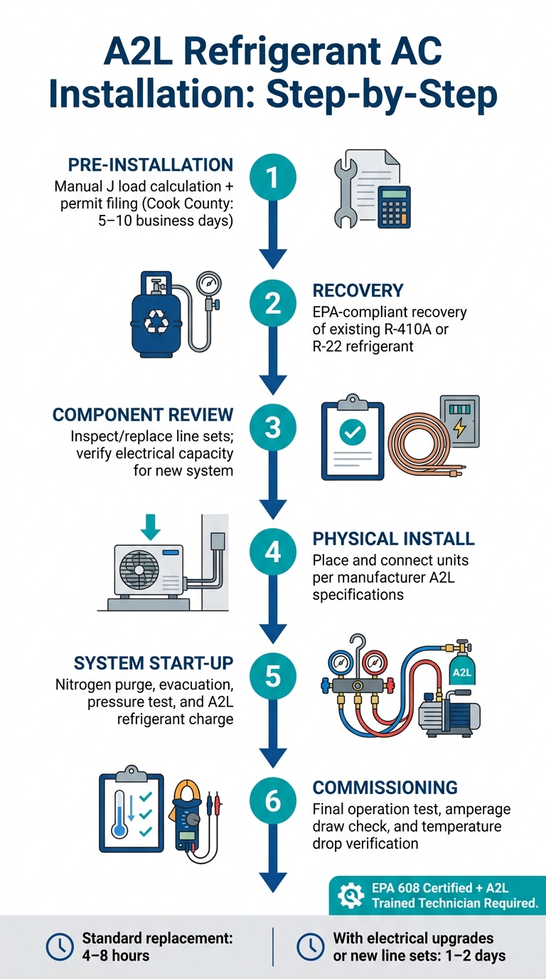A2L Refrigerant AC Installation Process: Step-by-Step Guide