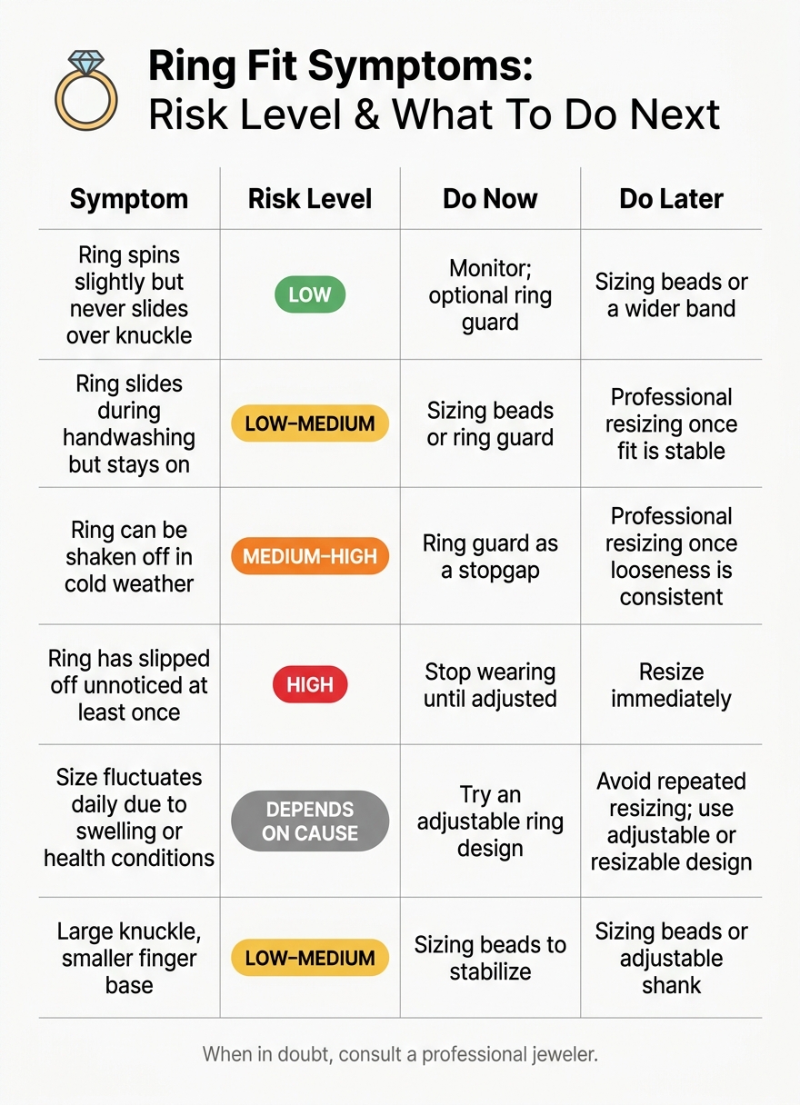 Ring Fit Symptoms: Risk Level & What To Do Next