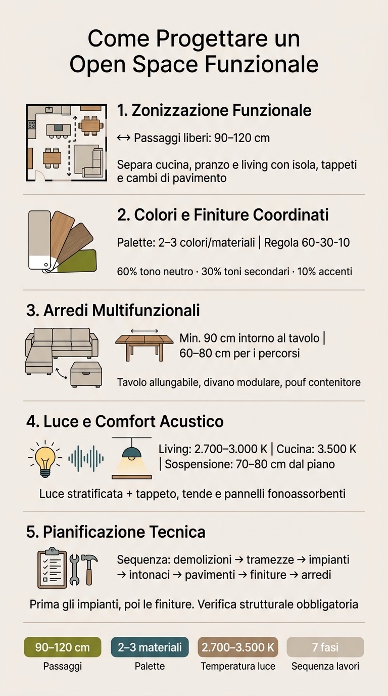 Come Progettare un Open Space: 5 Idee e Dati Chiave