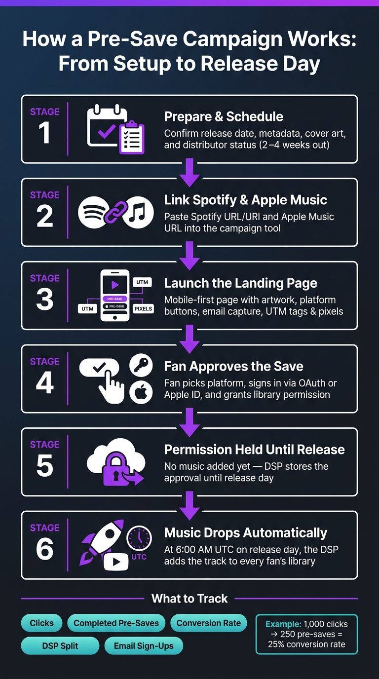 How a Pre-Save Campaign Works: From Setup to Release Day