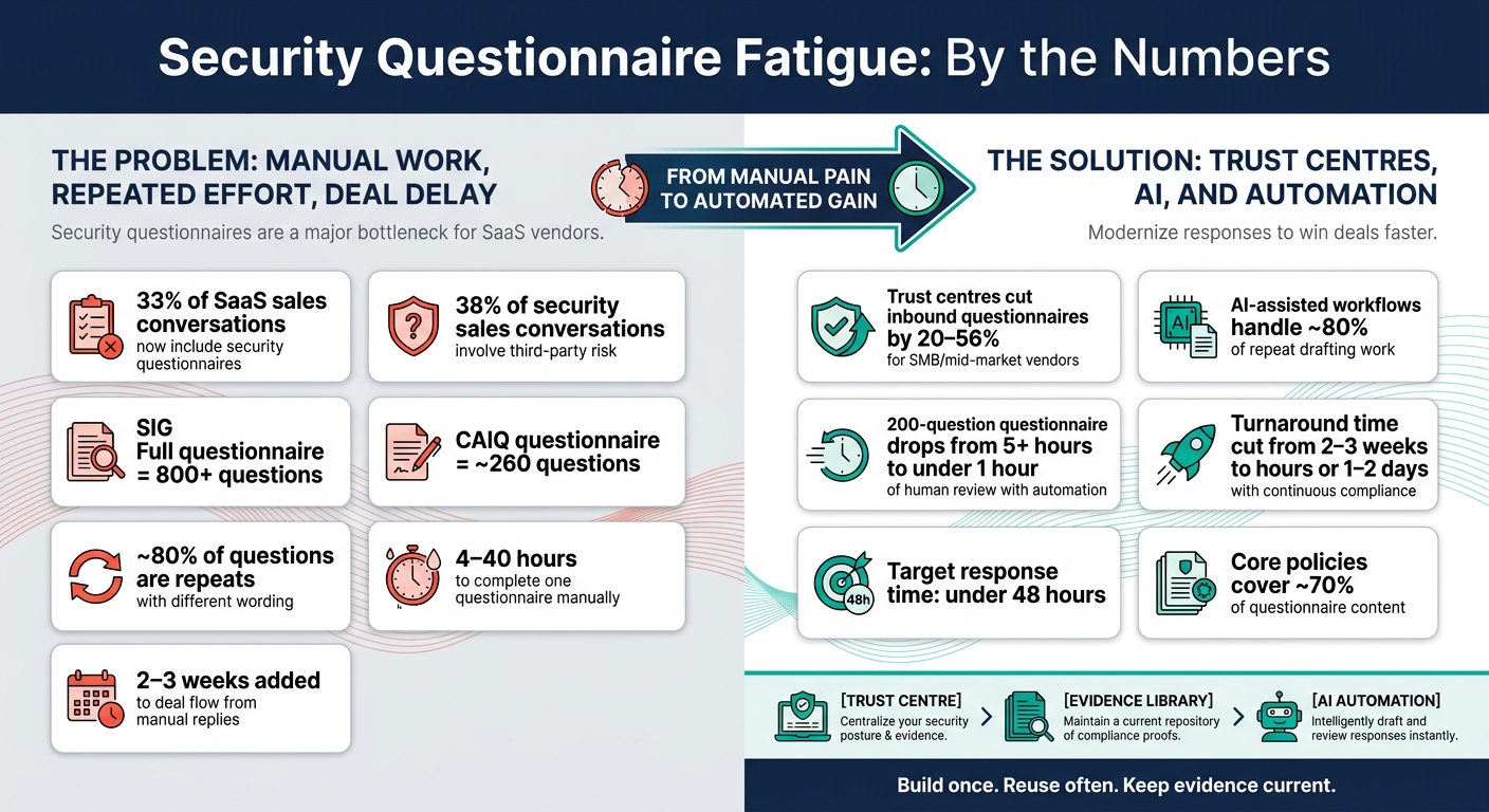 Security Questionnaire Fatigue: Key Stats & The Smarter Way to Prove Trust
