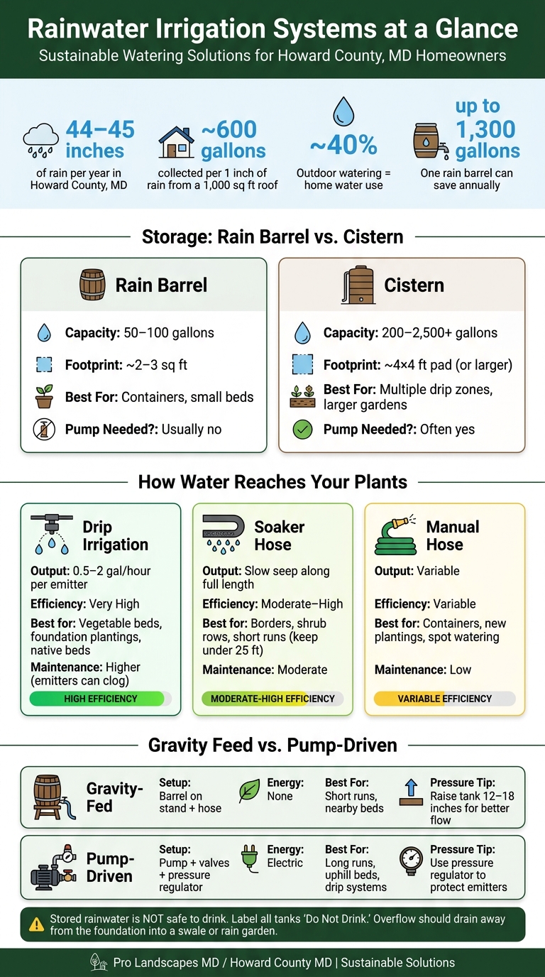 Rainwater Irrigation Systems: Storage, Delivery & Watering Methods Compared