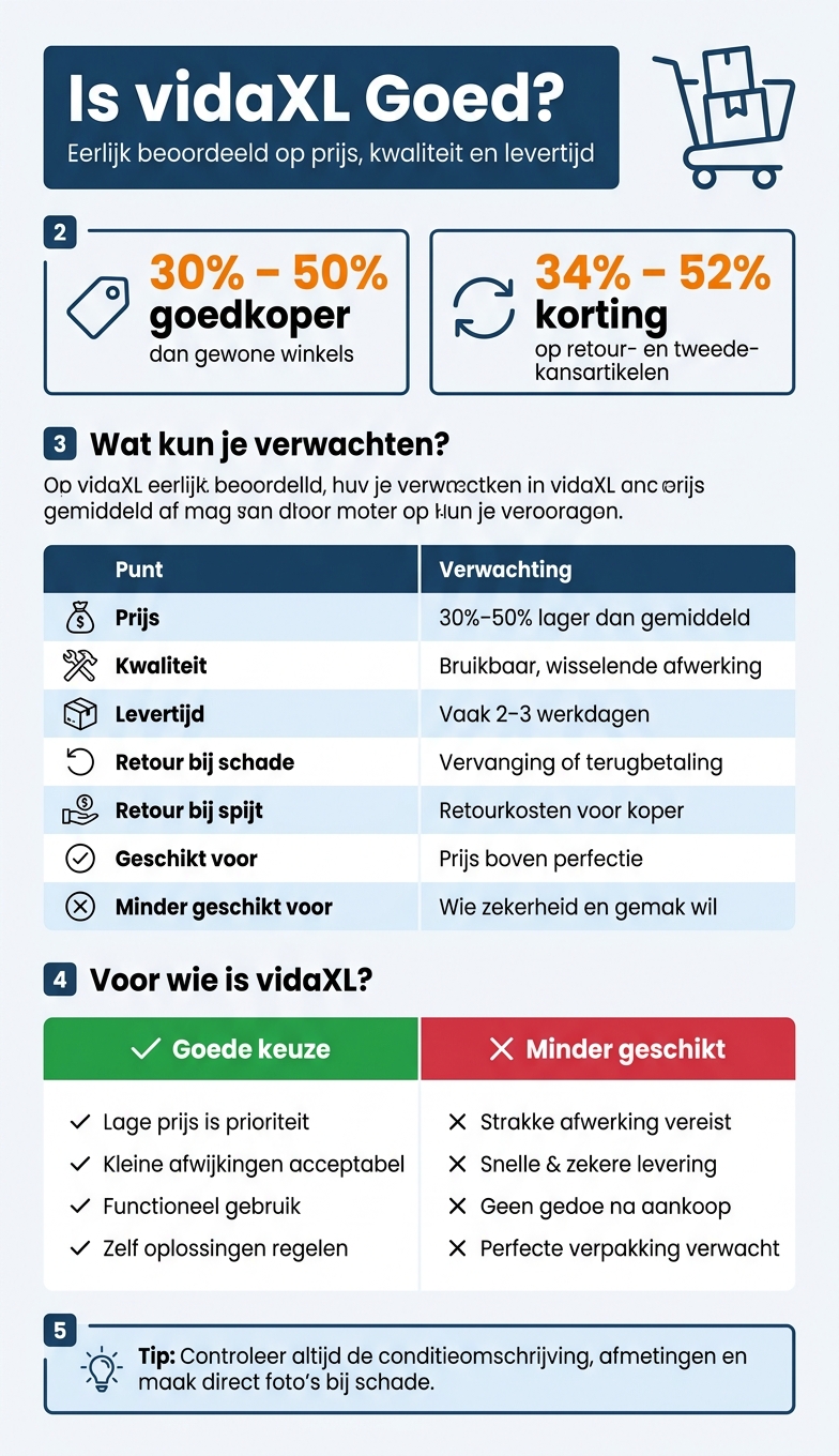 vidaXL Eerlijk Beoordeeld: Prijs, Kwaliteit & Levertijd