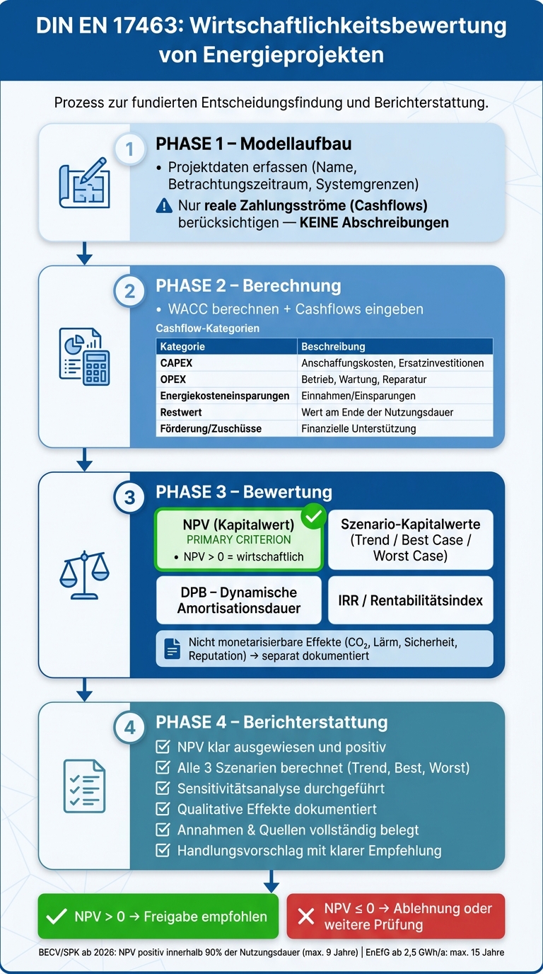 DIN EN 17463: Entscheidungslogik & Bewertungsprozess im &Uuml;berblick