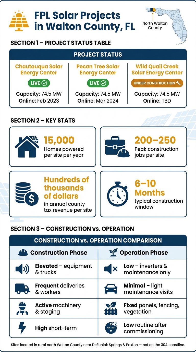 FPL Walton County Solar Projects: Key Facts & Community Impact