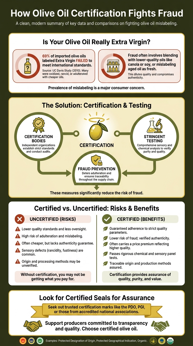 Certified vs. Non-Certified Olive Oil: What the Label Really Tells You