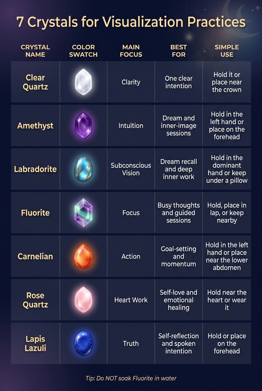 7 Best Crystals for Visualization: Quick Comparison Guide
