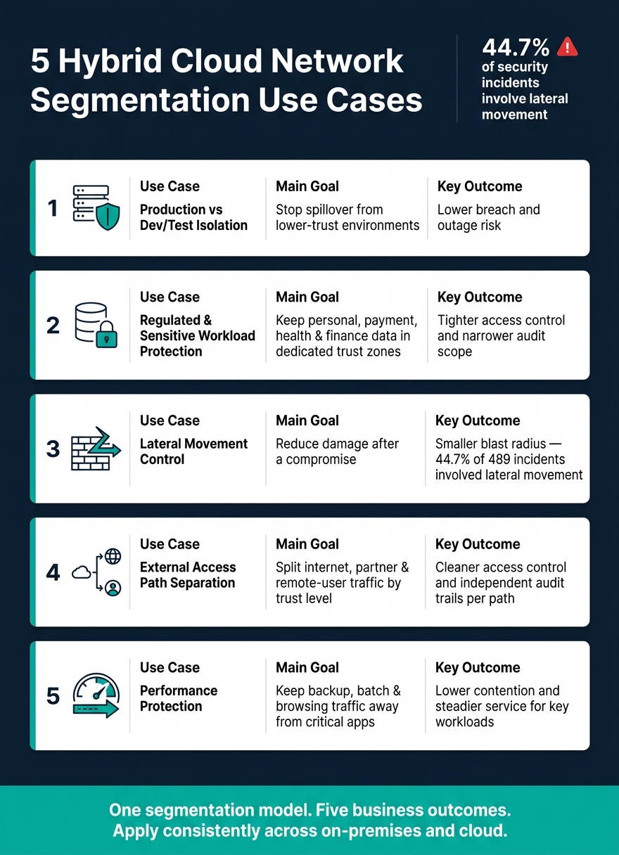 5 Hybrid Cloud Network Segmentation Use Cases: Goals, Controls &amp; Outcomes