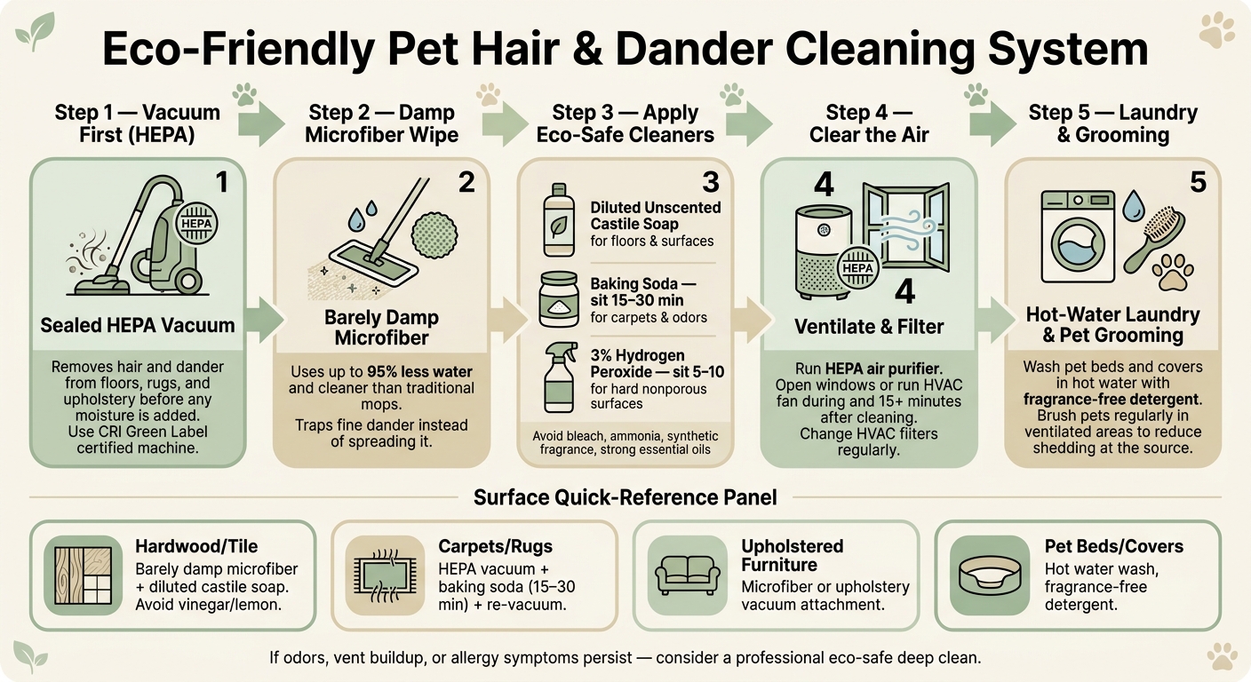 Eco-Friendly Pet Hair & Dander Cleaning System: Step-by-Step Guide