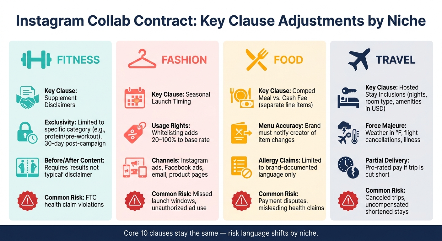 Instagram Collab Contract: 10 Essential Clauses by Niche