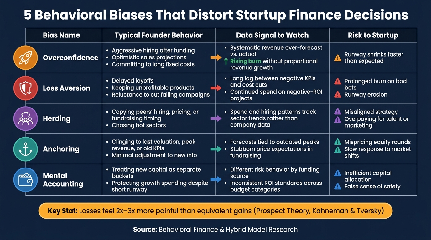 5 Behavioral Biases That Distort Startup Finance Decisions