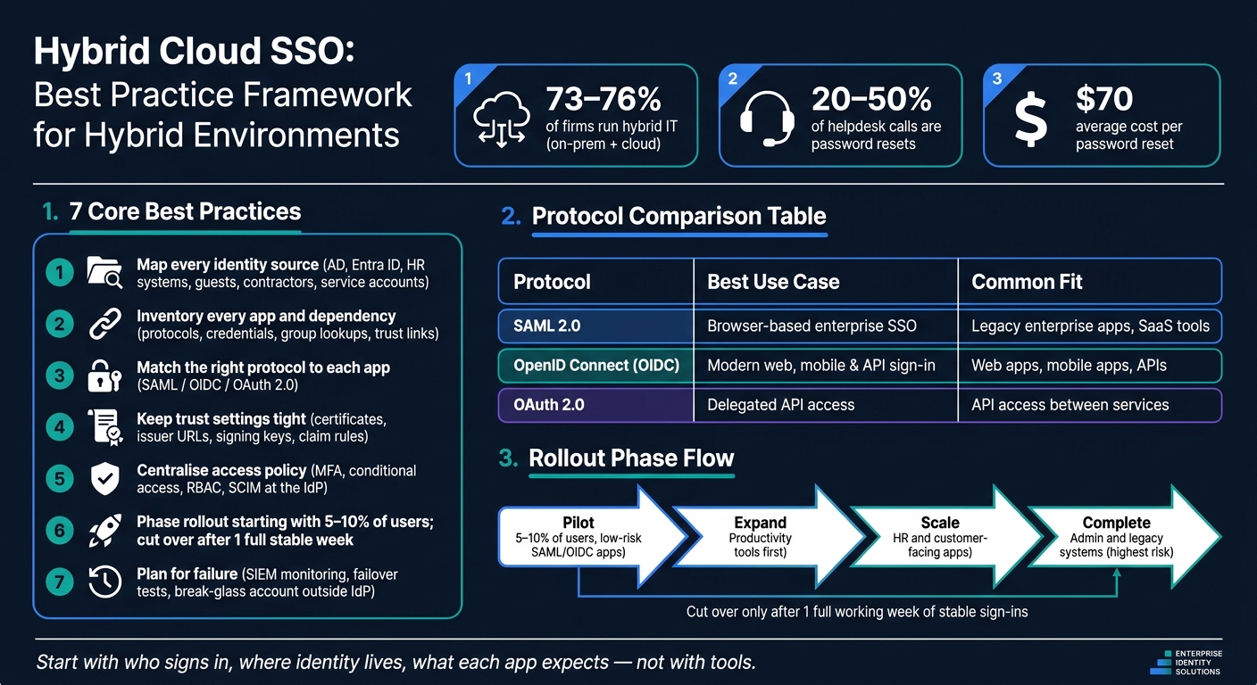 Hybrid Cloud SSO Rollout: 7-Step Best Practice Framework