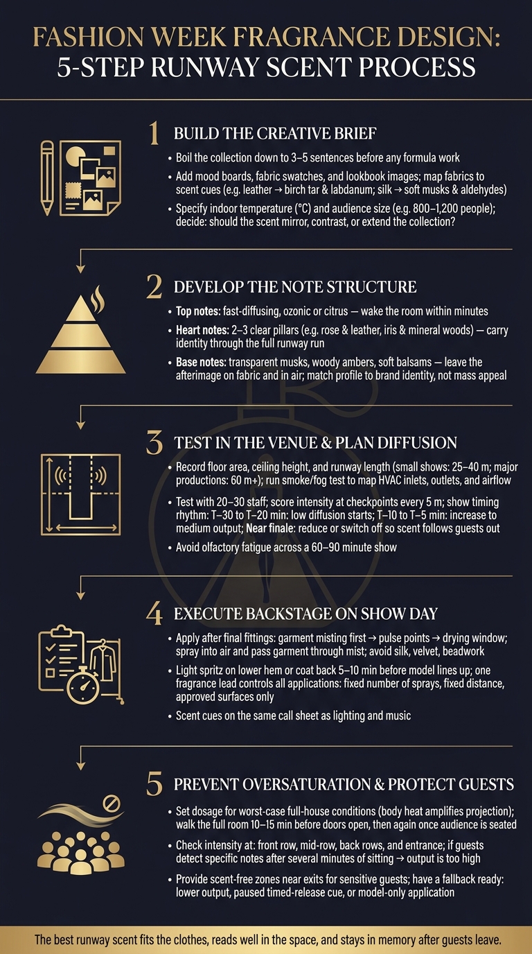 Fashion Week Fragrance Design: 5-Step Runway Scent Process
