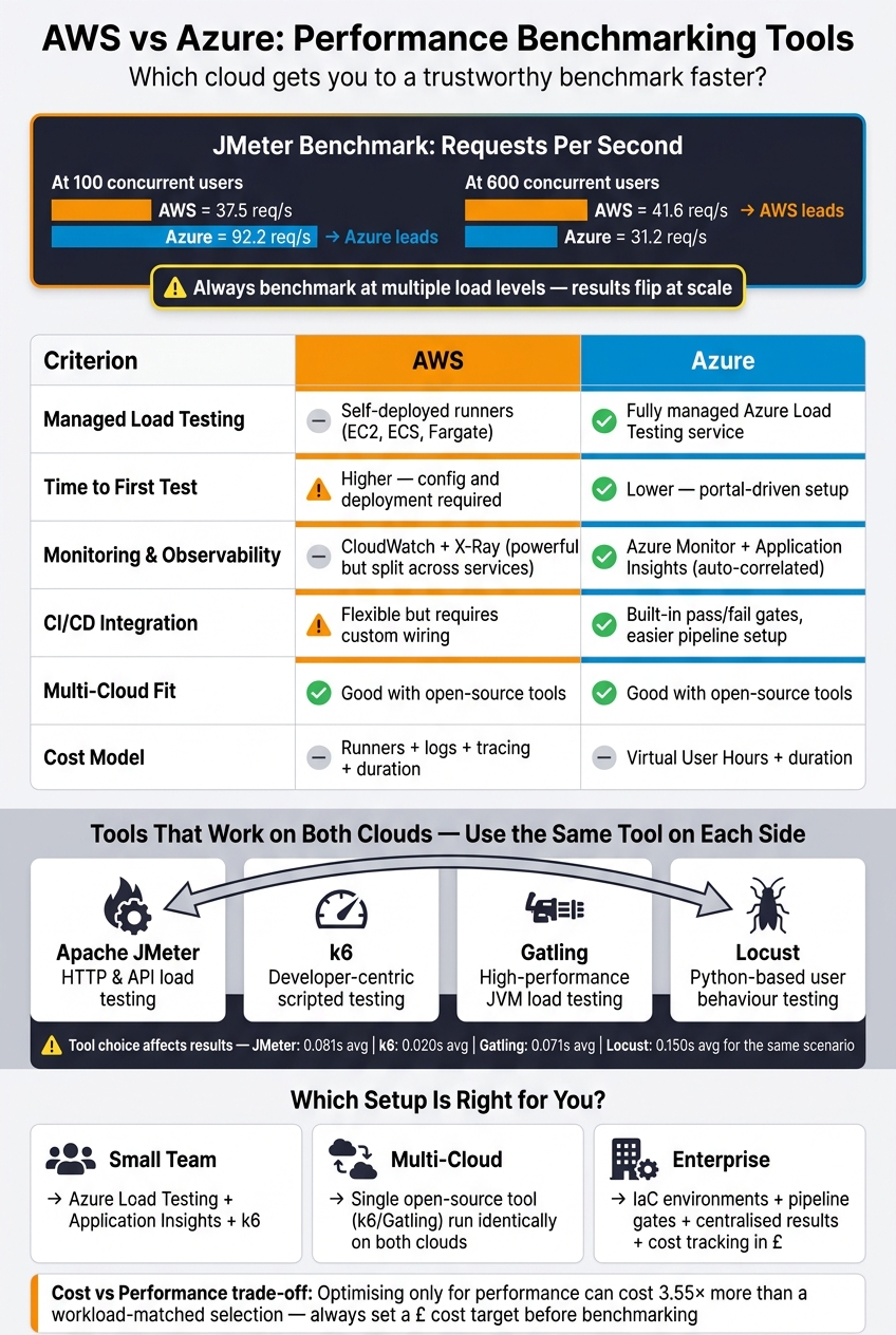 AWS vs Azure Performance Benchmarking Tools: Side-by-Side Comparison