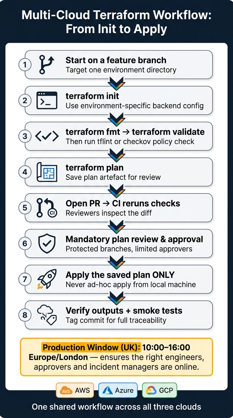 Multi-Cloud Terraform Workflow: From Init to Apply
