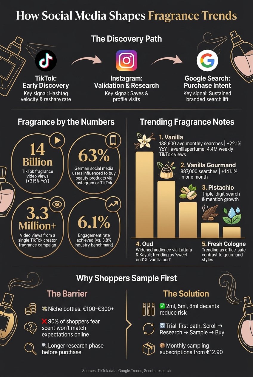 Fragrance on Social Media: Key Stats & Viral Trends 2024