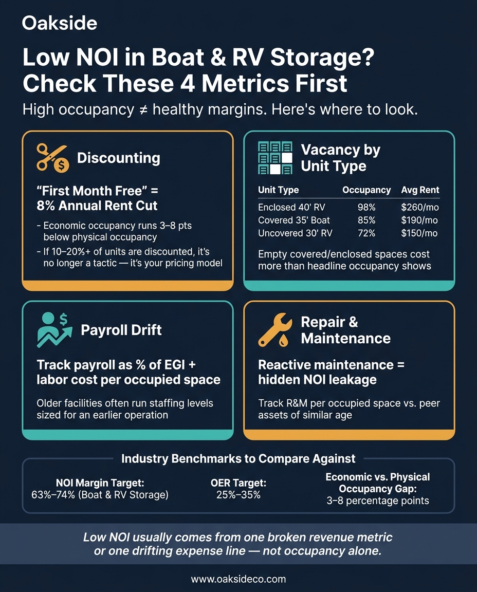 Boat & RV Storage NOI: 4 Key Metrics That Reveal Hidden Losses