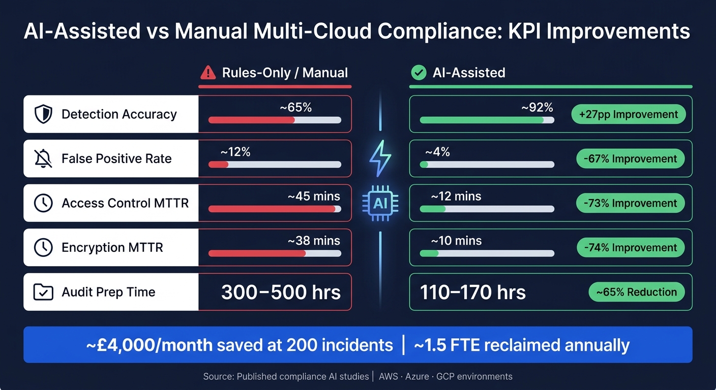 AI vs Manual Multi-Cloud Compliance: Key KPI Improvements