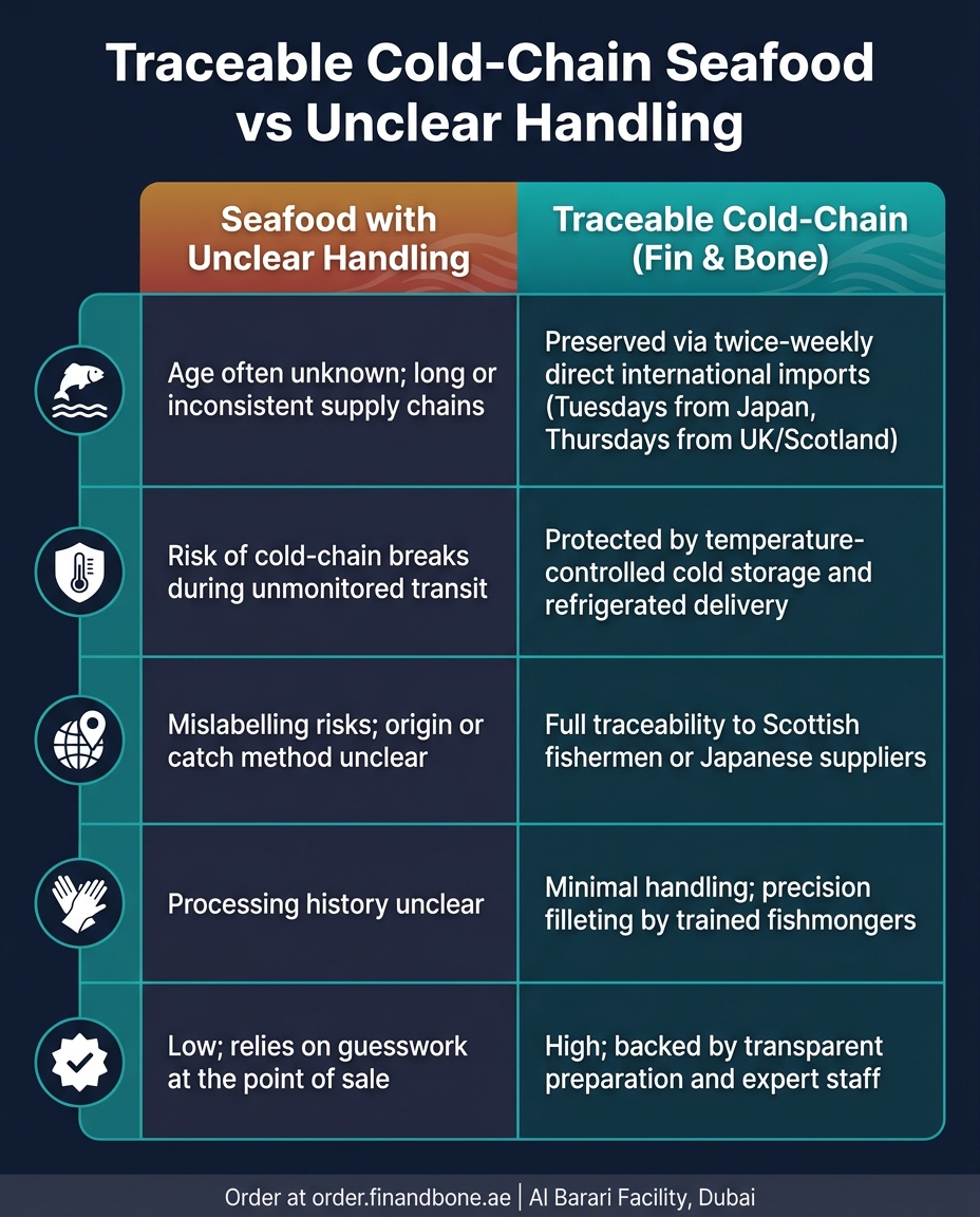 Traceable Cold-Chain Seafood vs Unclear Handling: What's the Difference?