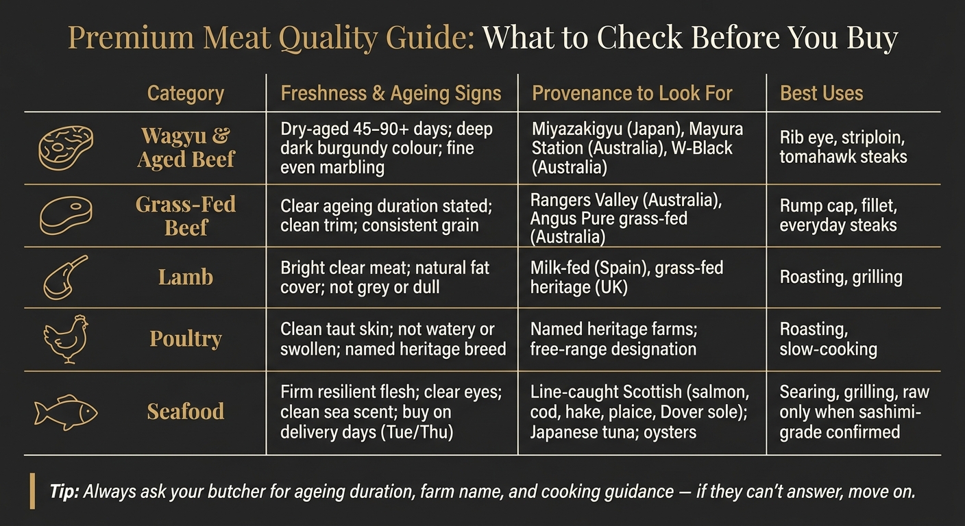 Premium Meat Quality Guide: What to Check Before You Buy
