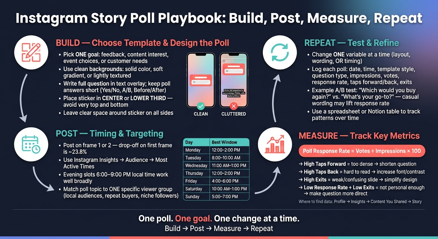 Instagram Story Poll Playbook: Build, Post, Measure, Repeat