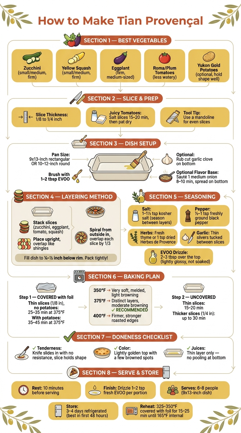 How to Make Tian Provençal: Step-by-Step Visual Guide