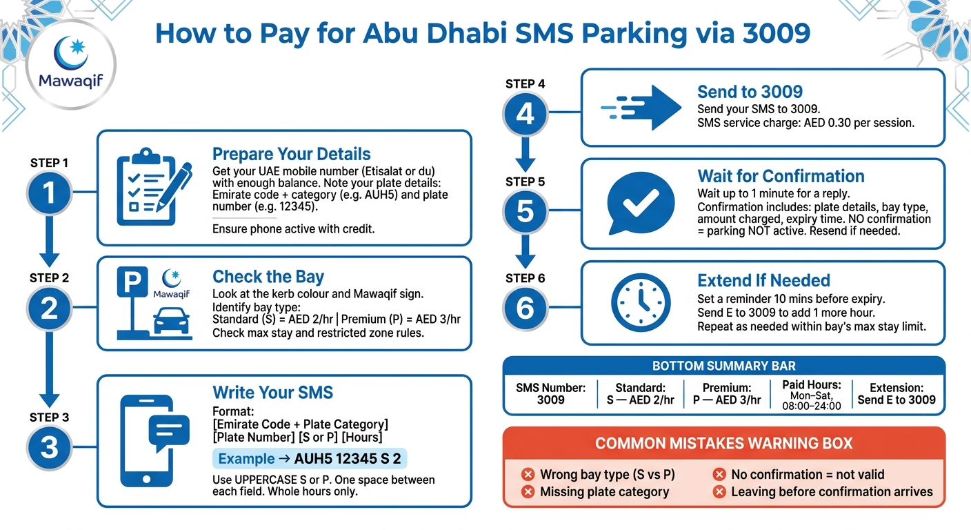 How to Pay for Abu Dhabi SMS Parking: Step-by-Step Guide
