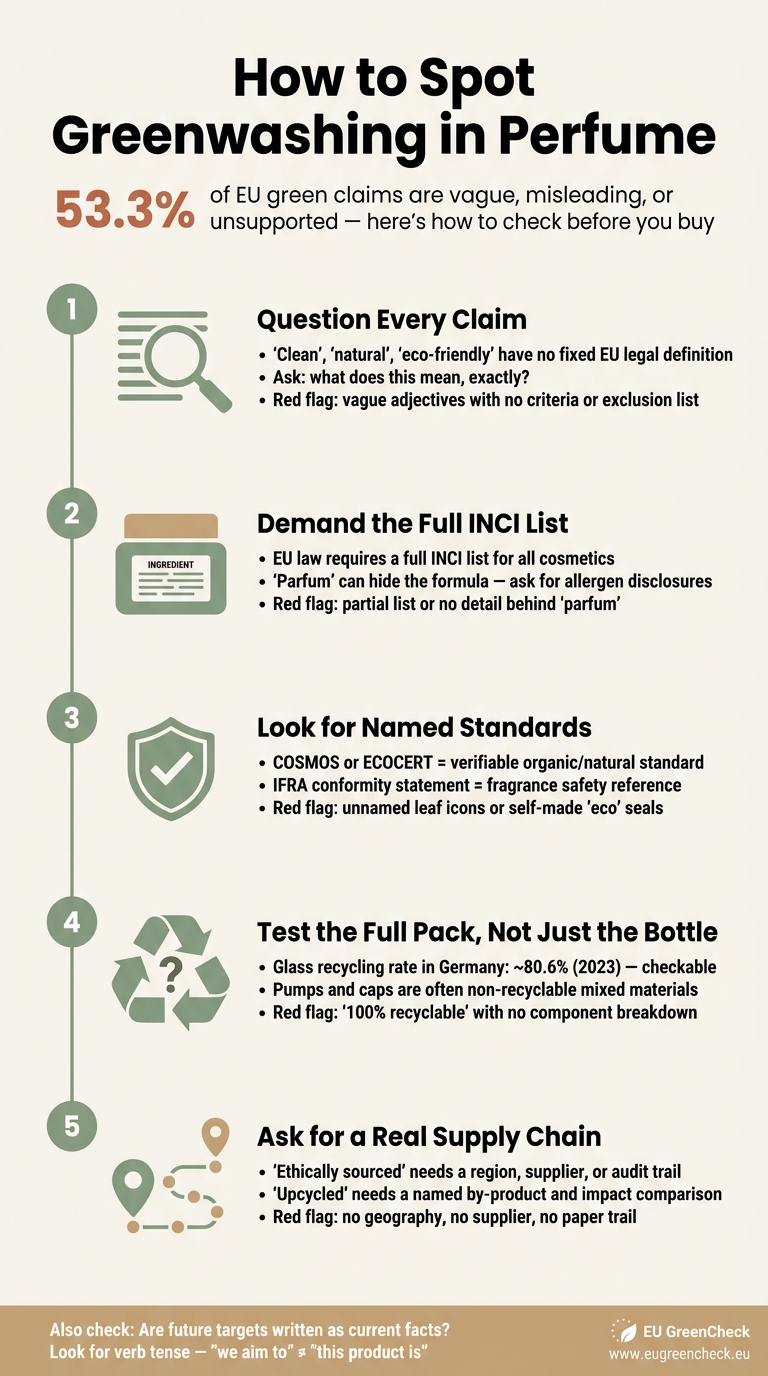 How to Spot Greenwashing in Perfume: A 5-Step Verification Checklist