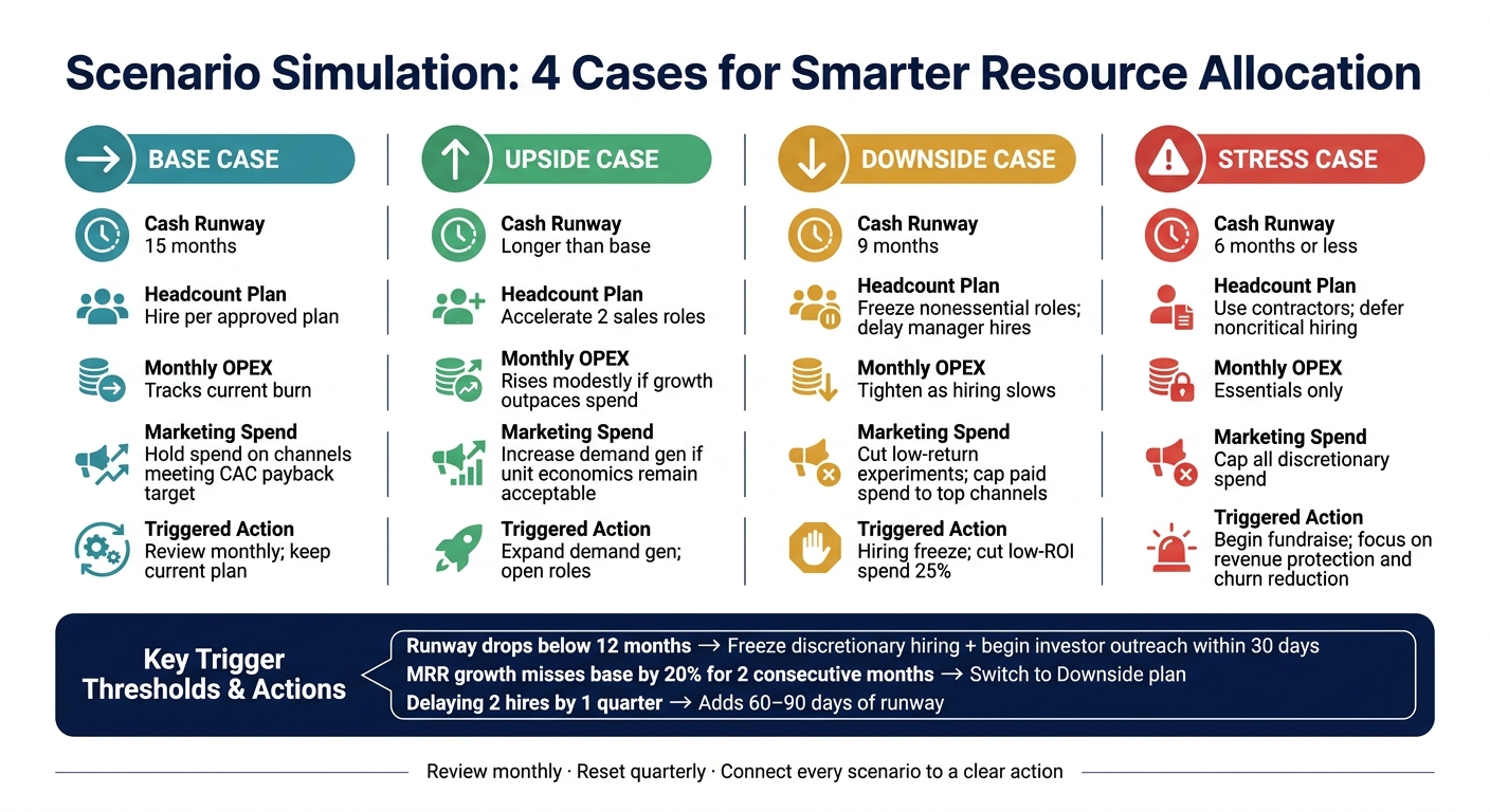 Scenario Simulation: 4 Cases for Smarter Resource Allocation
