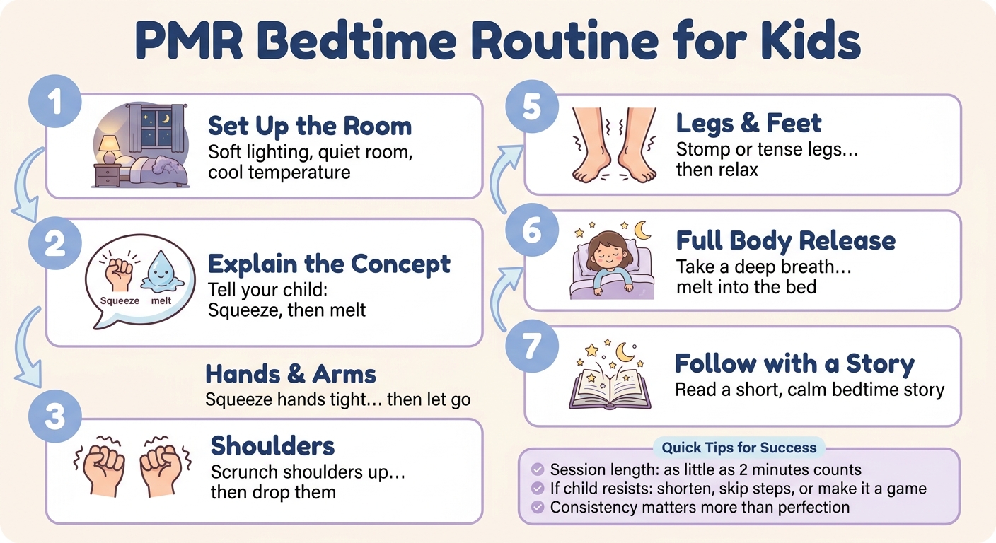 PMR Bedtime Routine for Kids: Step-by-Step Guide