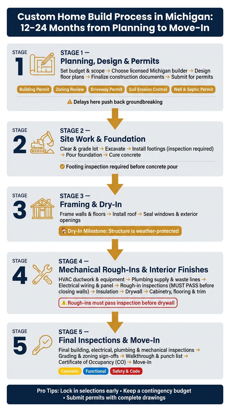 Custom Home Build Process: From Planning to Move-In