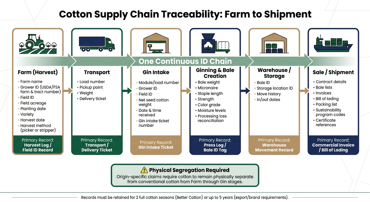 Cotton Supply Chain Traceability: Farm to Shipment Step-by-Step
