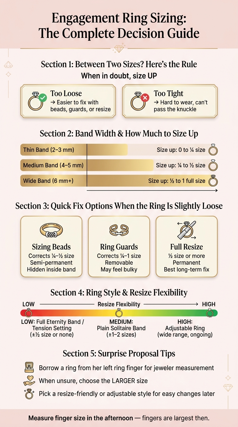 Ring Sizing Guide: When to Size Up, Down, or Adjust